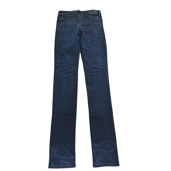 American Eagle Stacked Skinny AirFlex 360 Distressed Jeans Black 28x32 - Picture 3 of 8